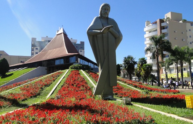 Vista do centro de Palmas, a partir da catedral desse município do Sul do Estado. Foto: Divulgação