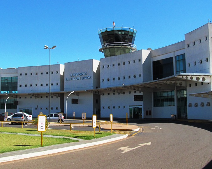 O Aeroporto Silvio Name Júnior, administrado pela SBMG S/A - Terminais Aéreos de Maringá. Foto: Divulgação