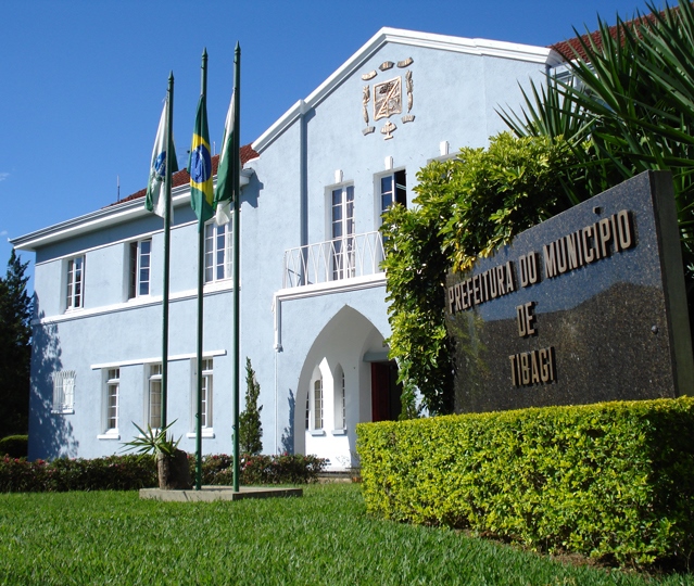 Prefeitura de Tibagi, município da região dos Campos Gerais do Paraná.  Foto: Divulgação