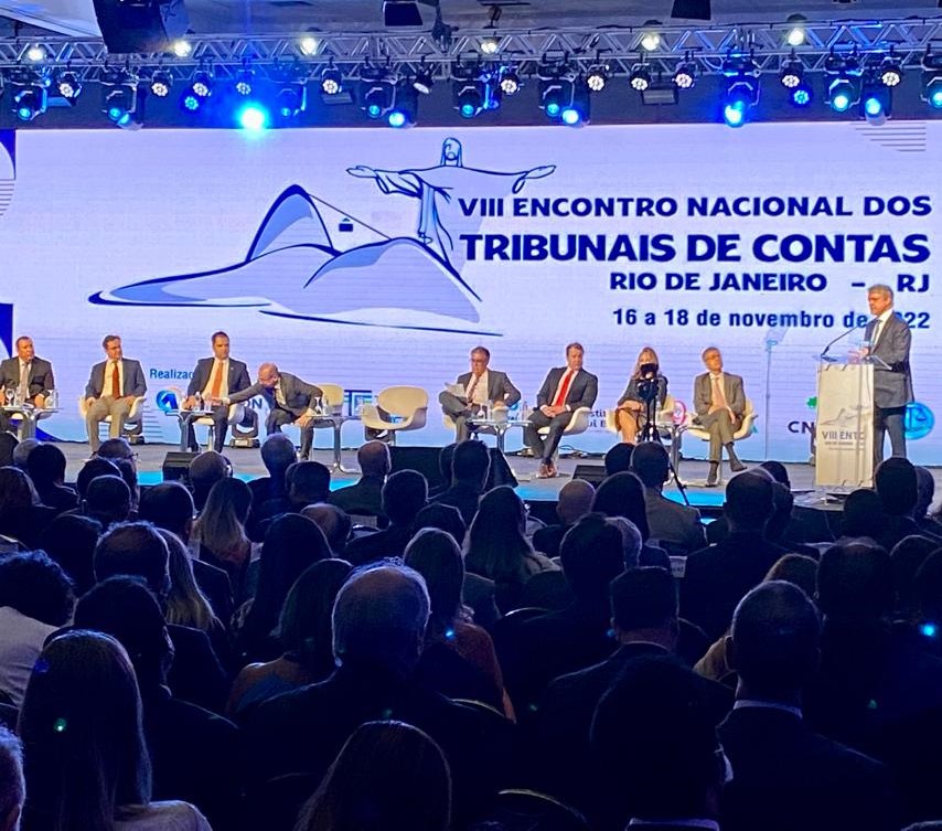 Cerimônia de abertura do 8º Encontro Nacional dos Tribunais de Contas (ENTC), realizado no Rio de Janeiro. Foto: Marcelo Lancia - TCE-PR/Divulgação