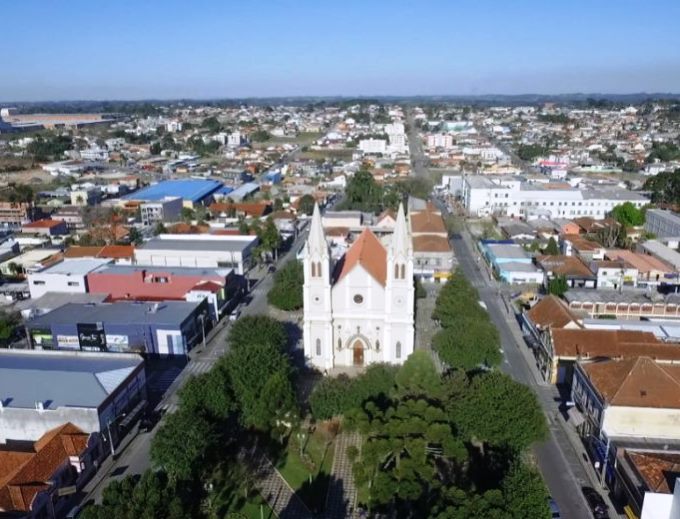 Vista aérea de Campo Largo, município da Região Metropolitana de Curitiba. Foto: Divulgação