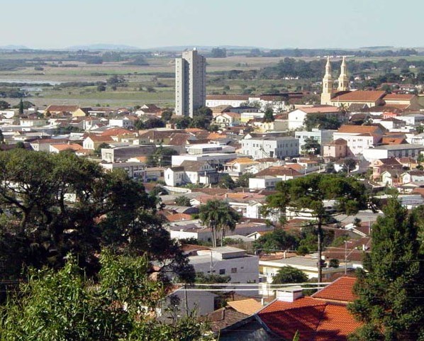 Vista da sede urbana de Castro, município da Região dos Campos Gerais do Paraná. Foto: Divulgação
