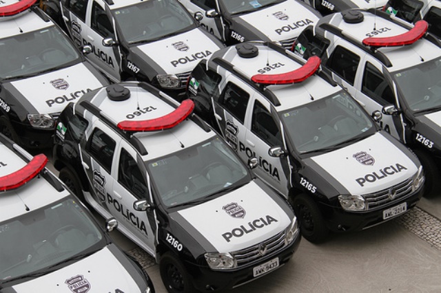 Veículos da Polícia Civil do Paraná. Foto: Divulgação