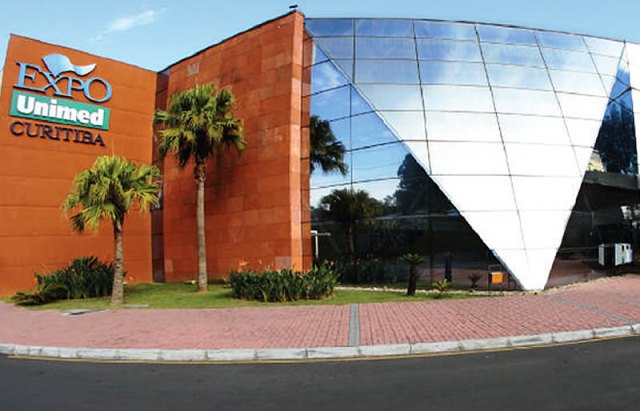 Centro de eventos Expo Unimed, em Curitiba. Foto: Divulgação