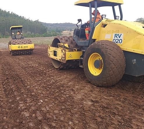 Obras realizadas pelo DER do Paraná na PR-650, no trecho entre os municípios de São João do Ivaí e Godoy Moreira, na região do Vale do Ivaí. Foto: DER-PR/Divulgação