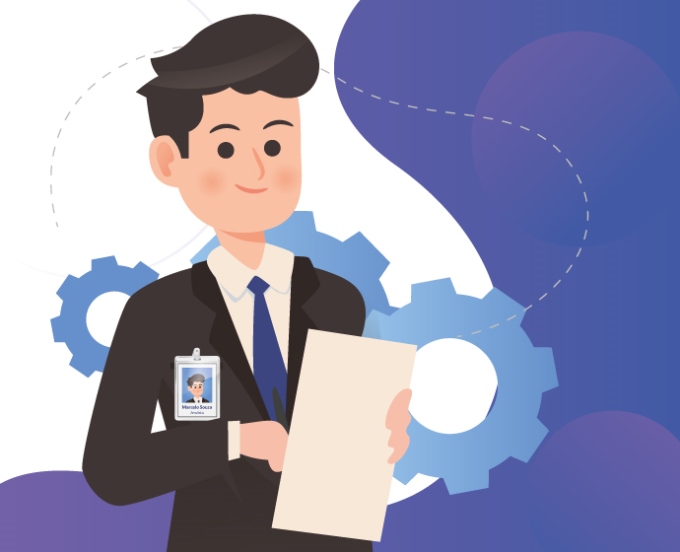 Servidor público. Ilustração: Núcleo de Imagem da Diretoria de Comunicação Social do TCE-PR/Divulgação