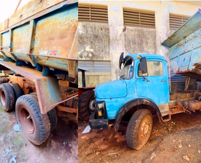 Veículo velho e em mau estado de conservação pertencente à frota municipal de Alto Paraná (Região Noroeste). Foto: TCE-PR