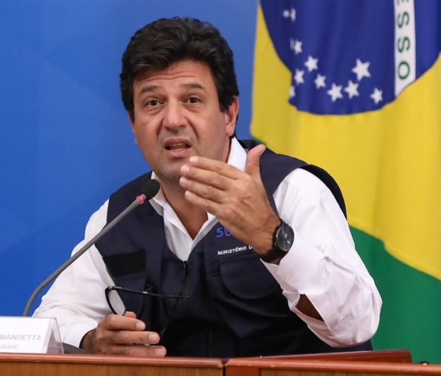 O médico sul-matogrossense Luiz Henrique Mandetta, durante entrevista quando exercia o cargo de ministro da Saúde. Foto: Divulgação