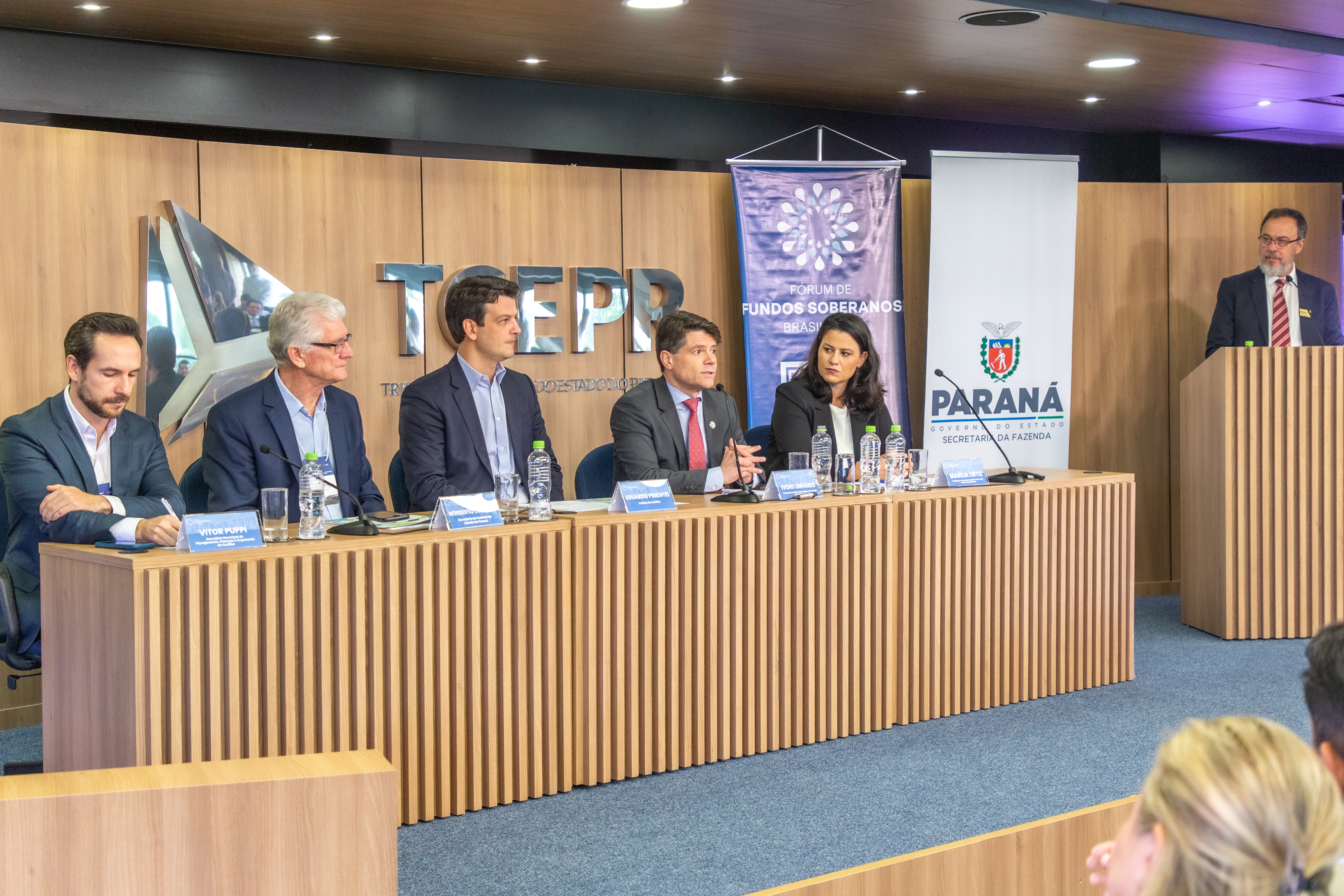 O presidente do TCE-PR, conselheiro Ivens Linhares, abre evento sobre fundos soberanos no dia 30 de março