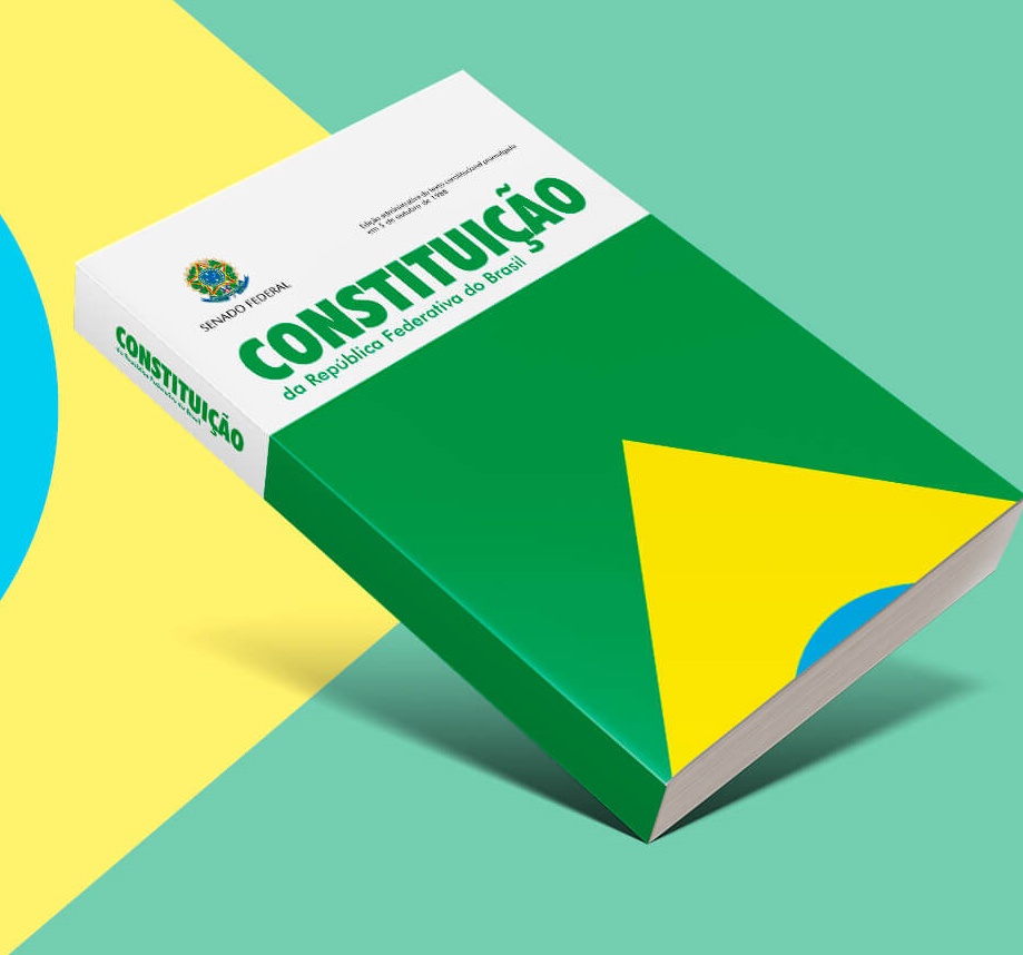 Capa da Constiuição Federal do Brasil promulgada em 1988 e atualmente em vigor. Imagem: Livraria do Senado Federal/Divulgação