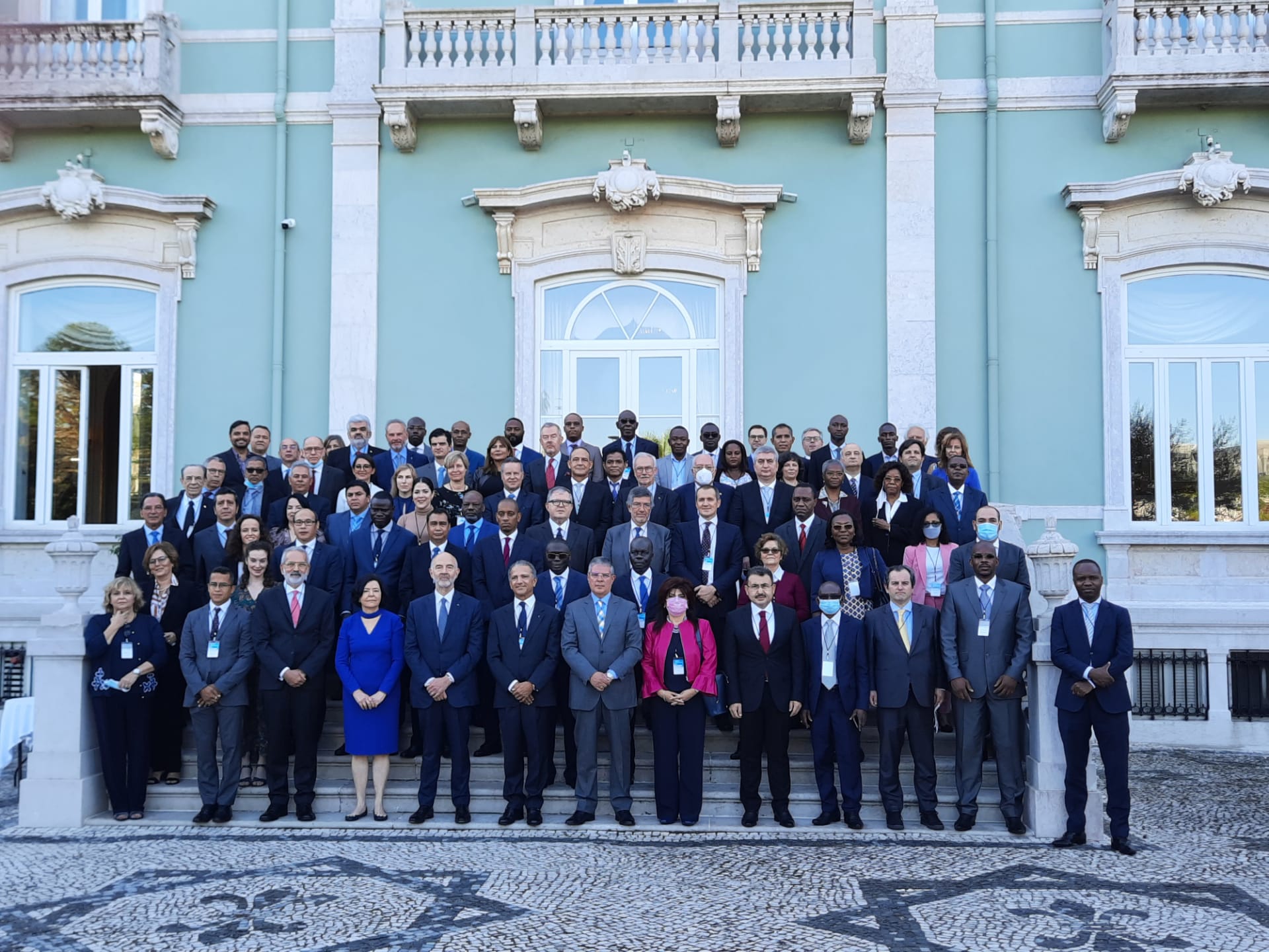 Participantes da reunião da Equipe Técnica de Planejamento Estratégico da Organização das Instituições Superiores de Controle (OISC) da Comunidade dos Países de Língua Portuguesa, realizada em Lisboa, com a participação do conselheiro do TCE-PR Ivan Bonilha. Foto: Divulgação