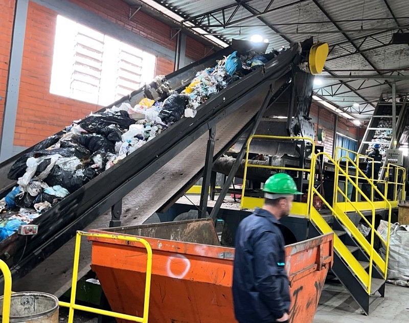 Usina de Processamento de Resíduos (UPR) do Município de São Bento do Sul (SC). Foto: TCE-PR