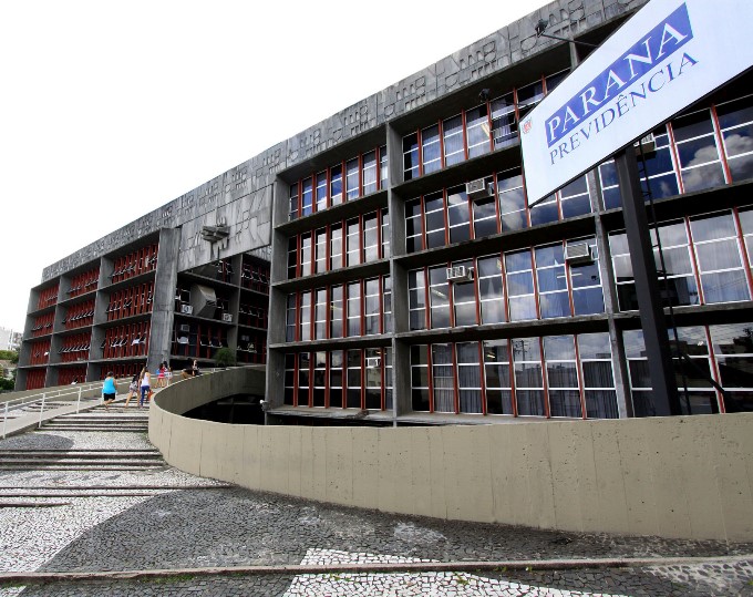 Sede do Paranaprevidência, regime próprio de previdência social (RPPS) do Estado do Paraná. Foto: Agência Estadual de Notícias/Divulgação