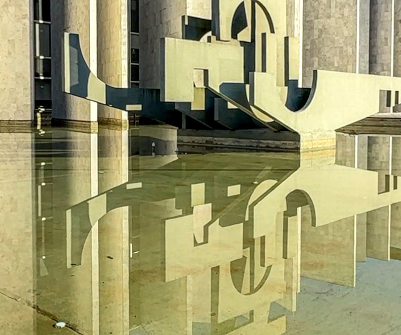 Detalhe do Edifício-Sede do TCE-PR, localizado no bairro Centro Cívico, em Curitiba. Foto: Mauro Beghetto Penteado/TCE-PR