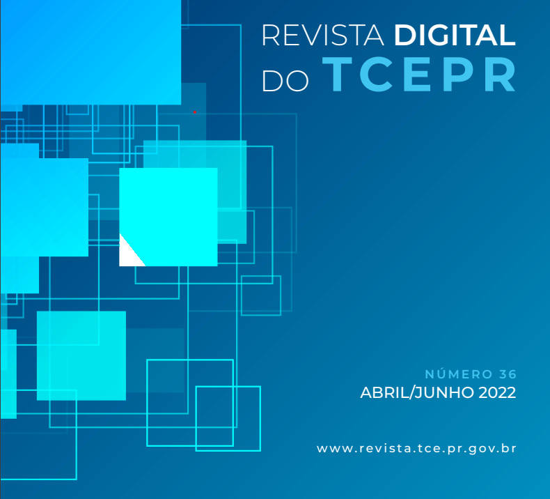 Capa da edição nº 36 da Revista Digital do TCE-PR. Imagem: TCE-PR/Divulgação