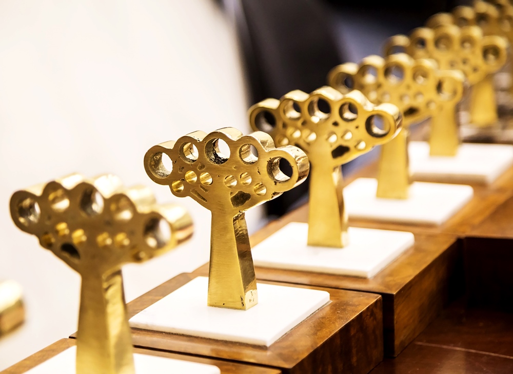 Troféus do Prêmio Gestor Público Paraná (PGP-PR). Foto: Divulgação