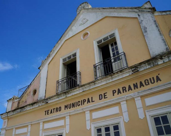 Teatro Municipal Rachel Costa, em Paranaguá, no Litoral do Estado. Foto: Divulgação