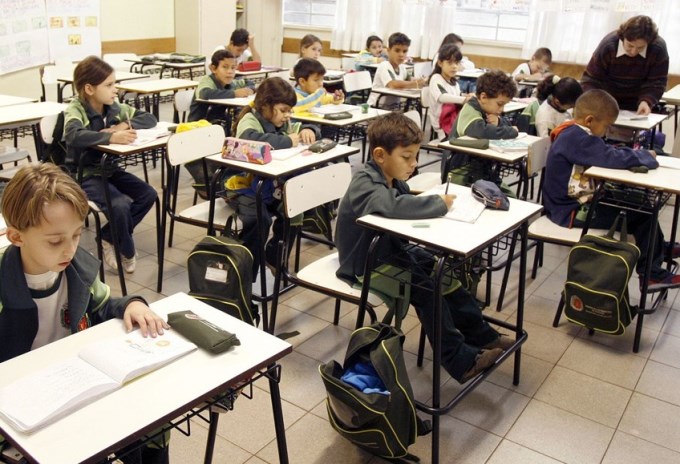 Sala de ensino fundamental em escola pública do Paraná. Foto: Gazeta do Povo
