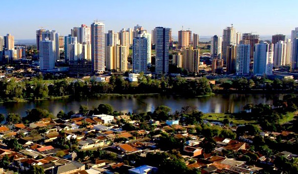 Vista aérea de Londrina, segundo município mais populoso do Paraná. Foto: Divulgação