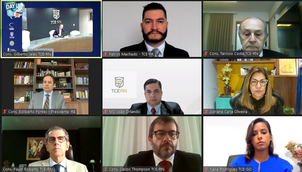 Participantes do evento online "Ouvidoria Day", realizado nesta quarta-feira (16 de março).