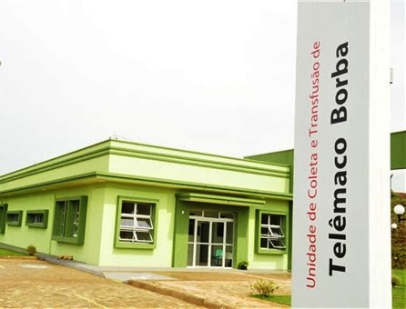 Centro de Hematologia e Hemoterapia do Paraná (Hemepar) na cidade de Telêmaco Borba. Foto: Divulgação