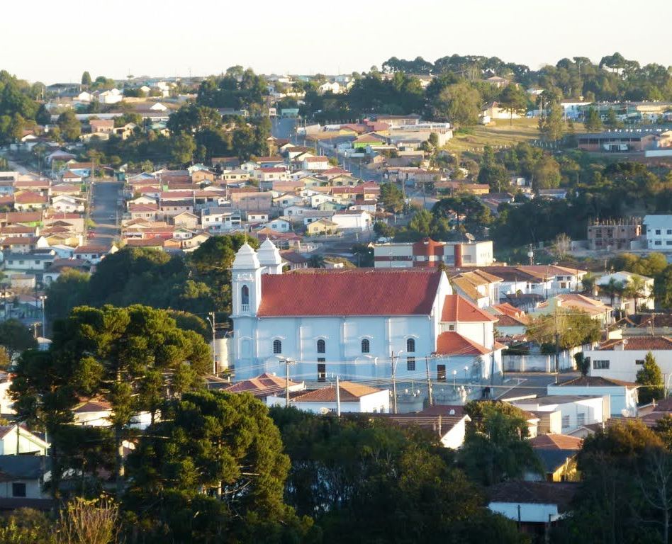 Vista da sede urbana de Piraí do Sul, município dos Campos Gerais do Paraná. Foto: Divulgação