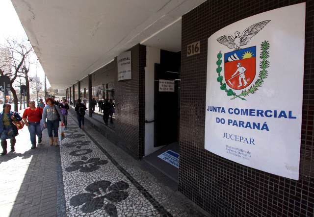 Sede da Junta Comercial do Estado do Paraná (Jucepar), no Centro de Curitiba. Foto: Agência Estadual de Notícias/Divulgação