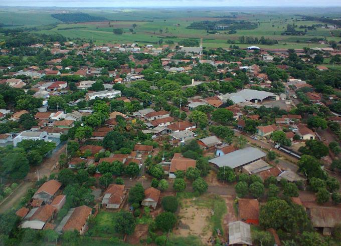 Vista aérea da sede urbana de São Manoel do Paraná, município da região Noroeste do Estado. Foto: Divulgação