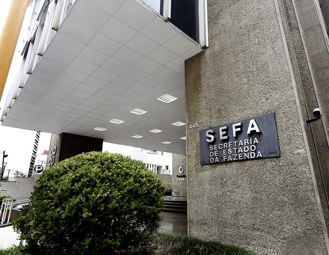 Sede da Secretaria de Estado da Fazenda do Paraná (Sefa), em Curitiba. Foto: Agência de Notícias do Paraná/Divulgação