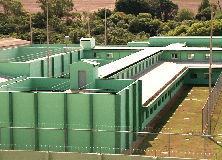 Cadeia Pública de Campo Mourão, executada com recursos do Programa Nacional de Apoio ao Sistema Prisional (PNasp). Foto: Divulgação