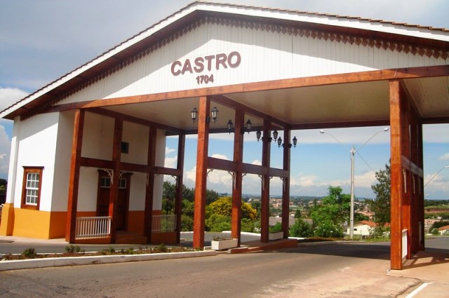 Portal de Castro, município da região dos Campos Gerais do Paraná. Foto: Divulgação