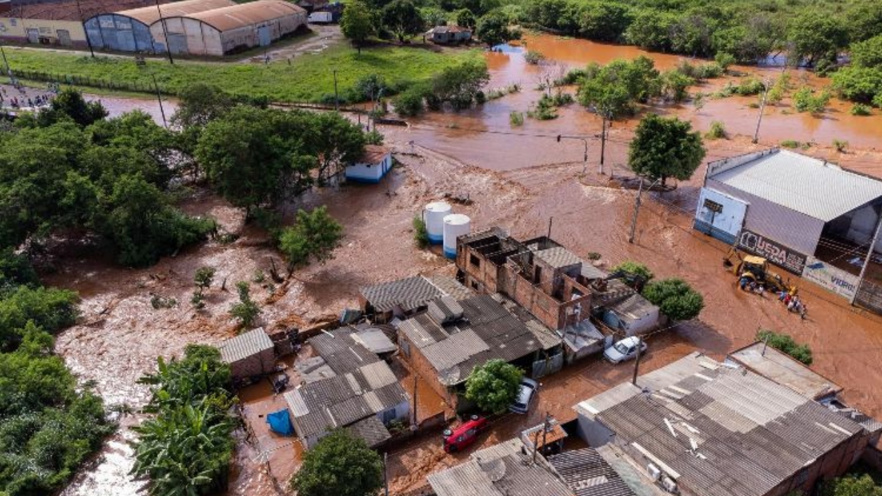 O Município de Bandeirantes, no norte pioneiro, foi um dos que decretou situação de emergência em virtude das enchentes. Foto: Divulgação