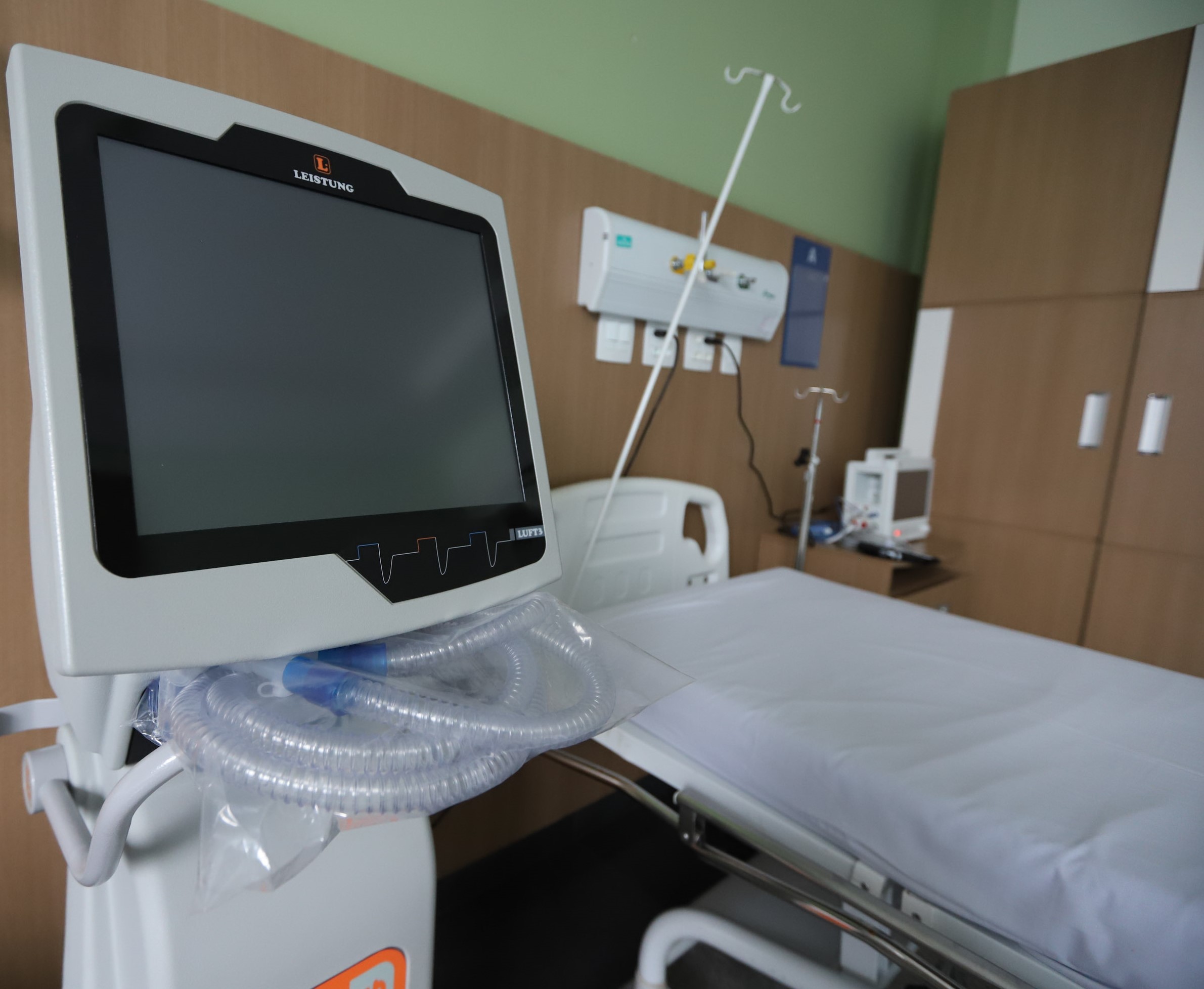 Leitos de UTI do Hospital do Rocio, em Campo Largo, que foram disponibilizados exclusivamente para o atendimento de pacientes com o novo coronavírus (Covid-19) Foto: Geraldo Bubniak/Agência Estadual de Notícias - Divulgação