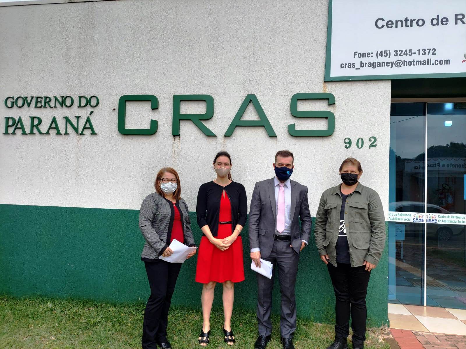 Servidor do TCE-PR em visita ao Centro de Referência em Assistência Social (CRAS) de Braganey, que é referência na área, em atividade piloto do Programa de Avaliação de Contas Municipais de Governo (ProGov). Foto: Divulgação/TCE-PR
