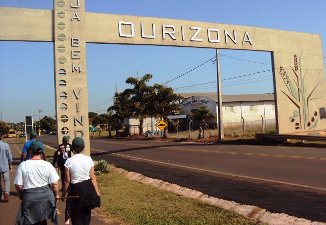 Portal de Ourizona, município da Região Norte do Paraná. Foto: Divulgação
