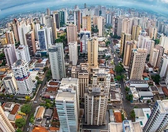 Vista da área central de Londrina, o segundo município mais populoso do Paraná. Foto: Divulgação