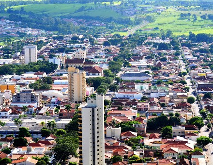 Vista da sede urbana de Uraí, município do Norte Pioneiro do Paraná. Foto: Divulgação