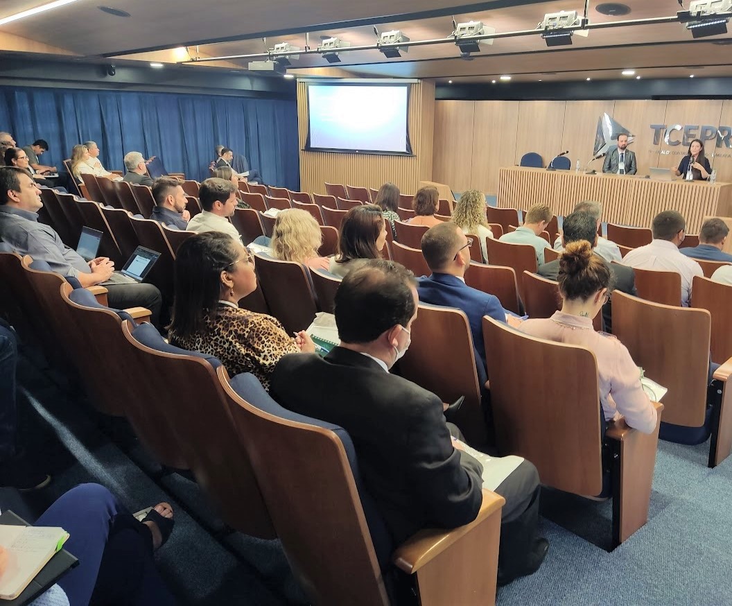 Simpósio do Conselho de Presidentes dos Tribunais de Justiça do Brasil (Consepre), realizado no auditório do TCE-PR. Foto: Edilson Peruceli/Divulgação TCE-PR