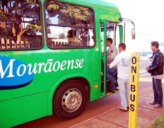 Sistema de transporte coletivo urbano de Campo Mourão, principal cidade da Região Centro-Oeste do Paraná. Foto: Divulgação