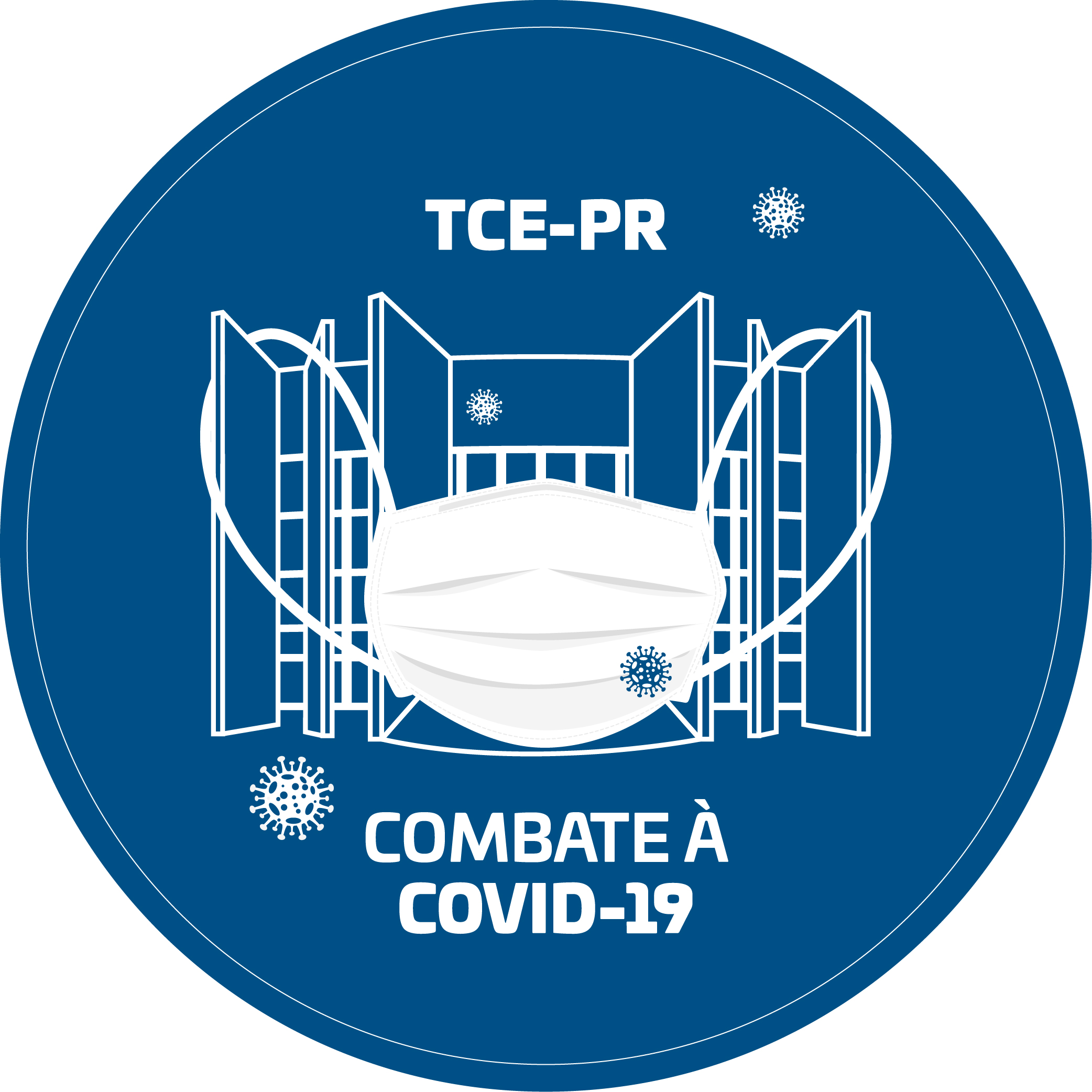 TCE-PR vem adotando uma série de medidas para contribuir no combate à pandemia da Covid-19. Ilustração: Núcleo de Imagem da Diretoria de Comunicação Social/Divulgação TCE-PR