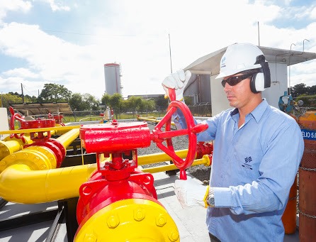 Estrutura Companhia Paranaense de Gás (Compagas). Foto: Agência Estadual de Notícias/Divulgação