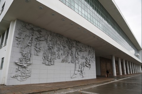 Palácio Iguaçu, sede do Governo do Paraná, localizado no bairro Centro Cívico, em Curitiba. Foto: Divulgação