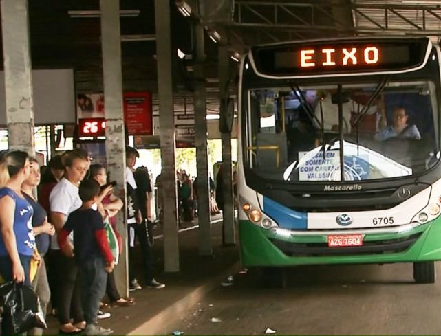 Ônibus do sistema de transporte coletivo de Cascavel, principal cidade da região Oeste do Paraná. Foto: Divulgação