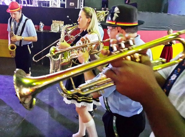Apresentação de banda em Marechal Cândido Rondon, município da região Oeste do Paraná. Foto: Divulgação
