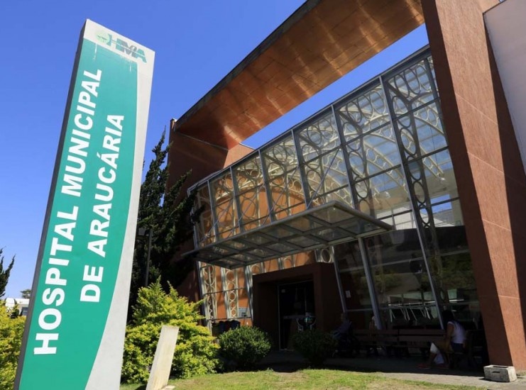 Hospital Municipal de Araucária, cidade da Região Metropolitana de Curitiba. Foto: Prefeitura de Araucária/Divulgação