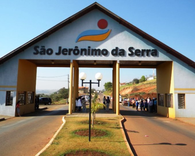 Portal de São Jerônimo da Serra, município do Norte Pioneiro do Paraná. Foto: Divulgação