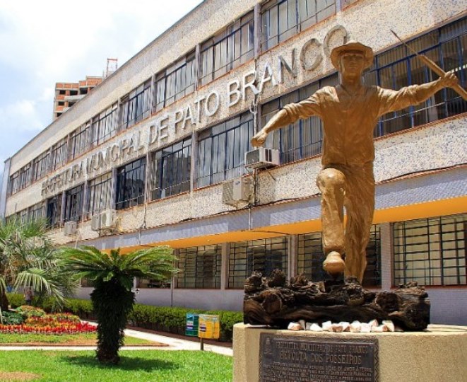 Prefeitura de Pato Branco, município da região Sudoeste do Paraná Foto: Divulgação