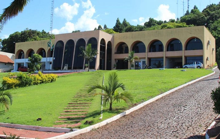 Prefeitura de Nova Prata do Iguaçu, município da região Sudoeste do Paraná. Foto: Divulgação