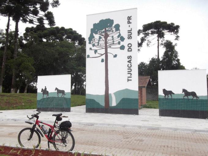 Portal de entrada de Tijucas do Sul, município da Região Metropolitana de Curitiba. Foto: Divulgação