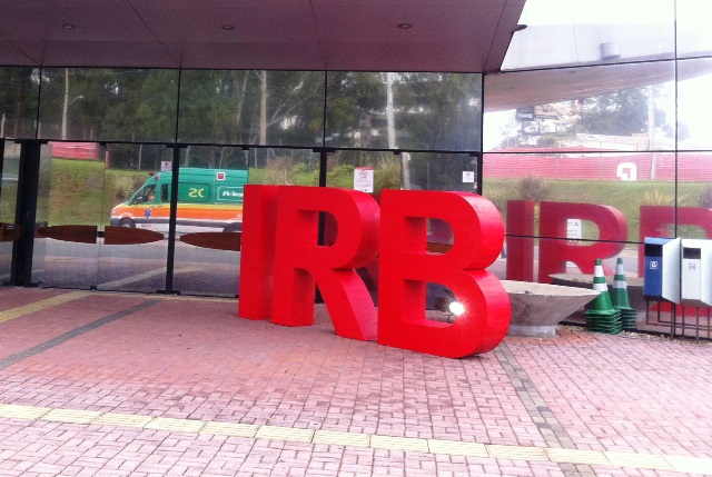 Entrada do centro de eventos Expo Unimed, em Curitiba, onde é realizado o 3º Congresso Internacional de Controle e Políticas Públicas. Foto: Divulgação/IRB
